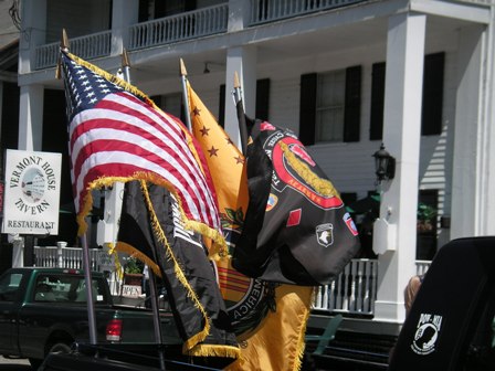Viet Nam War veteran's truck in Memorial Day Parade, Wilmington 2008